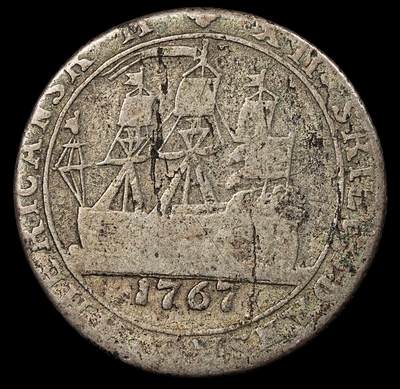 修遠堂世界钱币第九十三期 - 1767年丹属西印度12 SKILLING银币