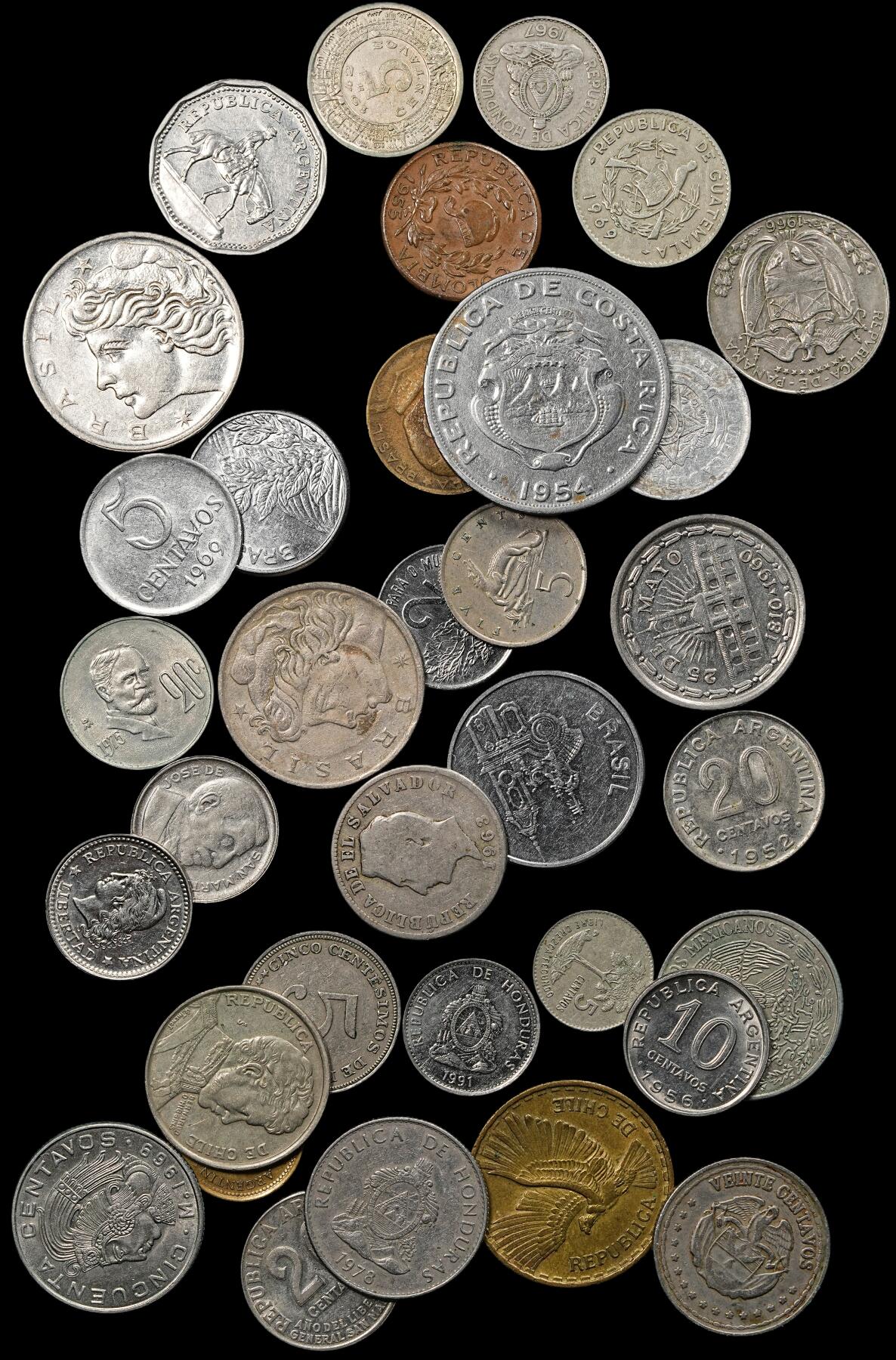 修遠堂世界钱币第九十三期 拉美现代币 第二组