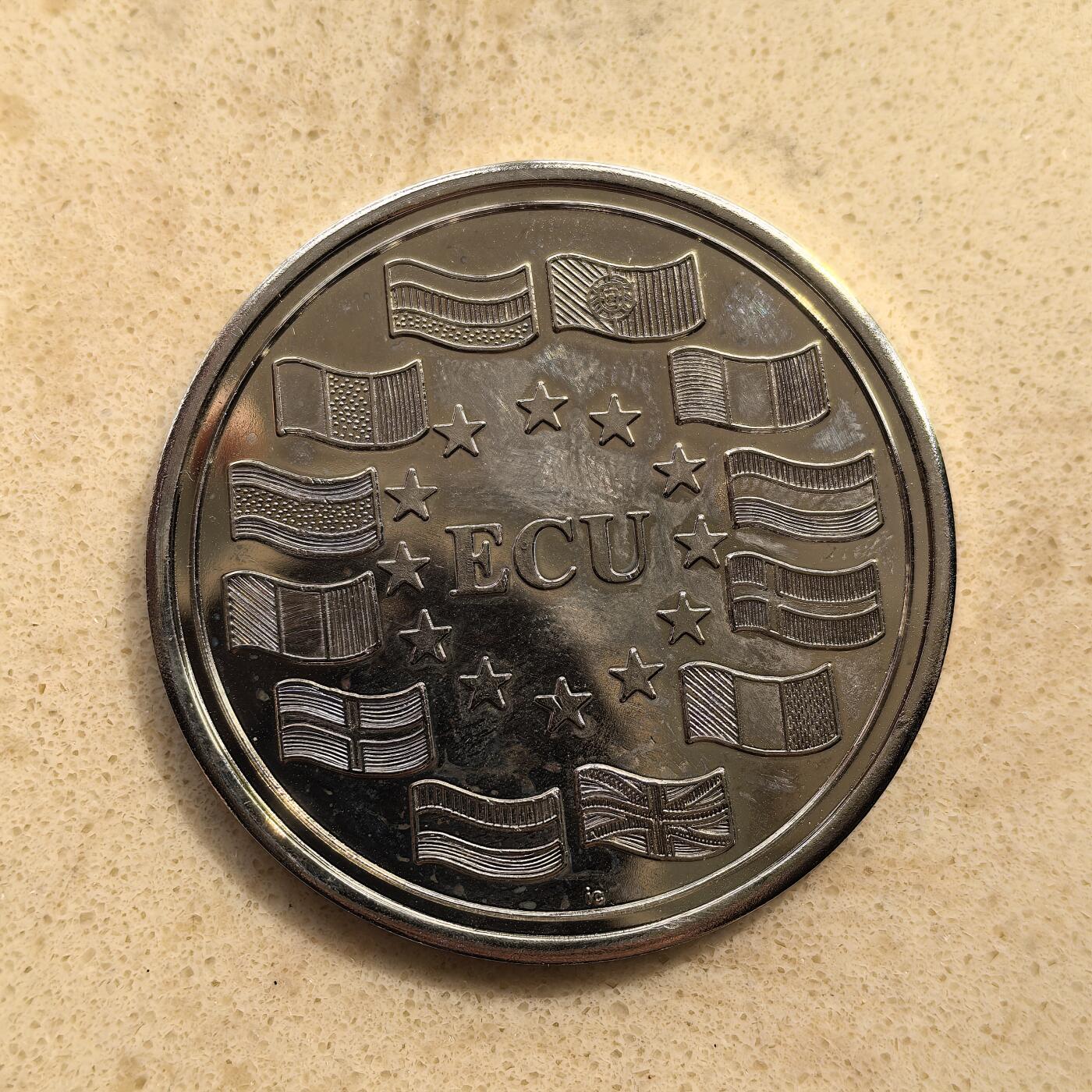 道一币馆币章第一百五十五场 德国1992年巴塞罗那奥运会1埃居纪念币-1