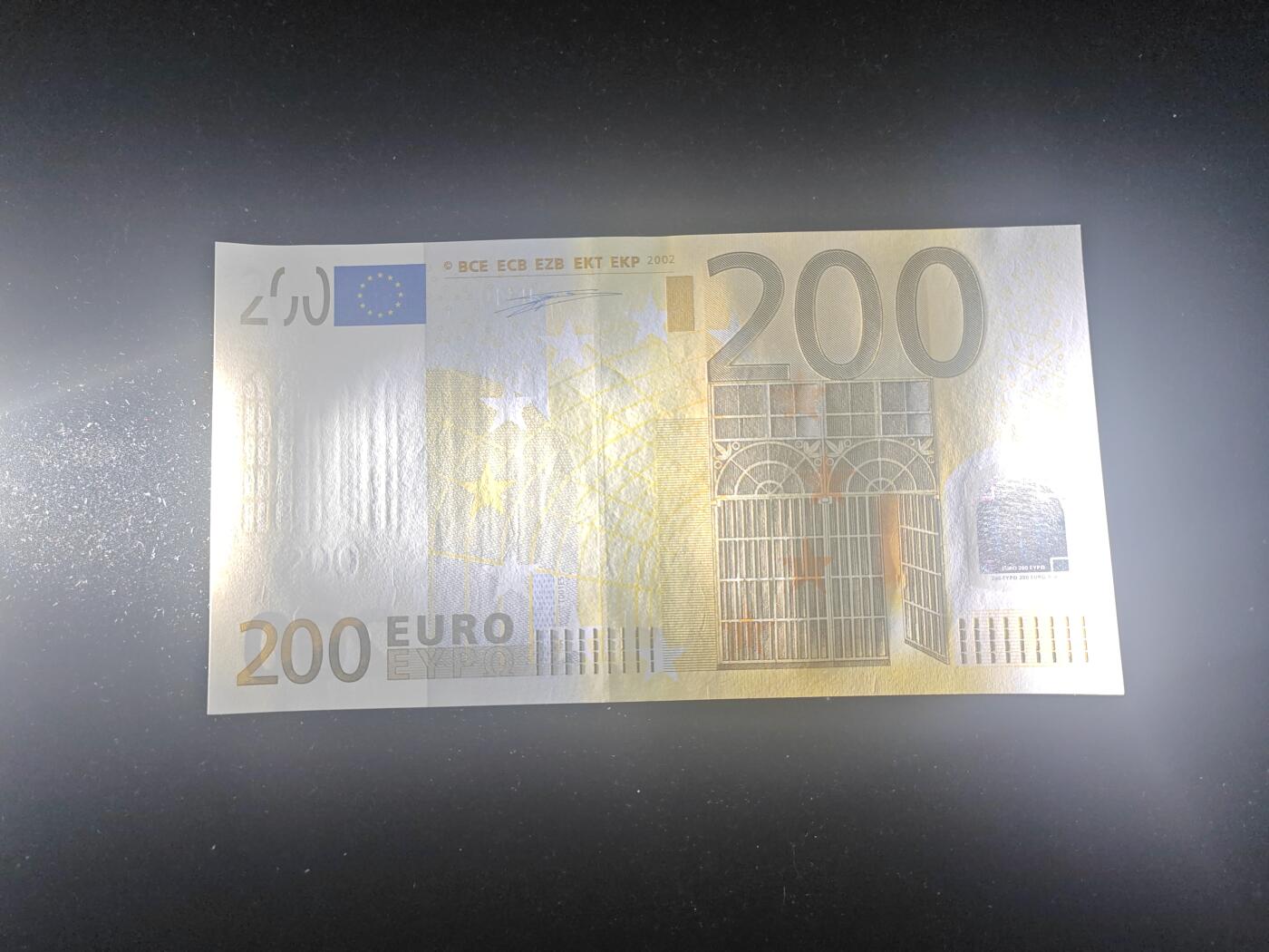 欧盟 一签 稀有U冠 法国版 200欧 全新UNC