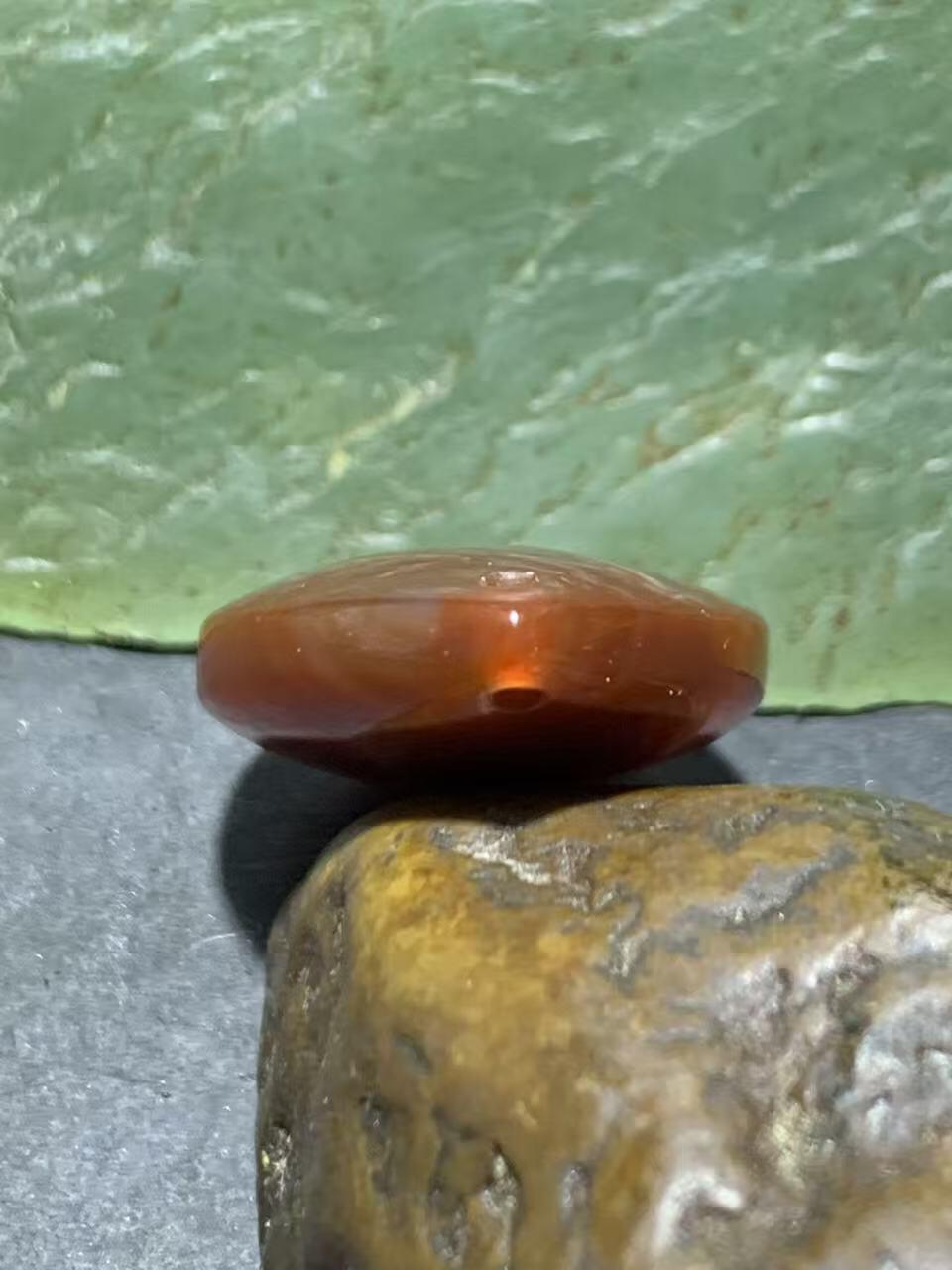 精美冻料北漂战国红玛瑙吊坠一个！