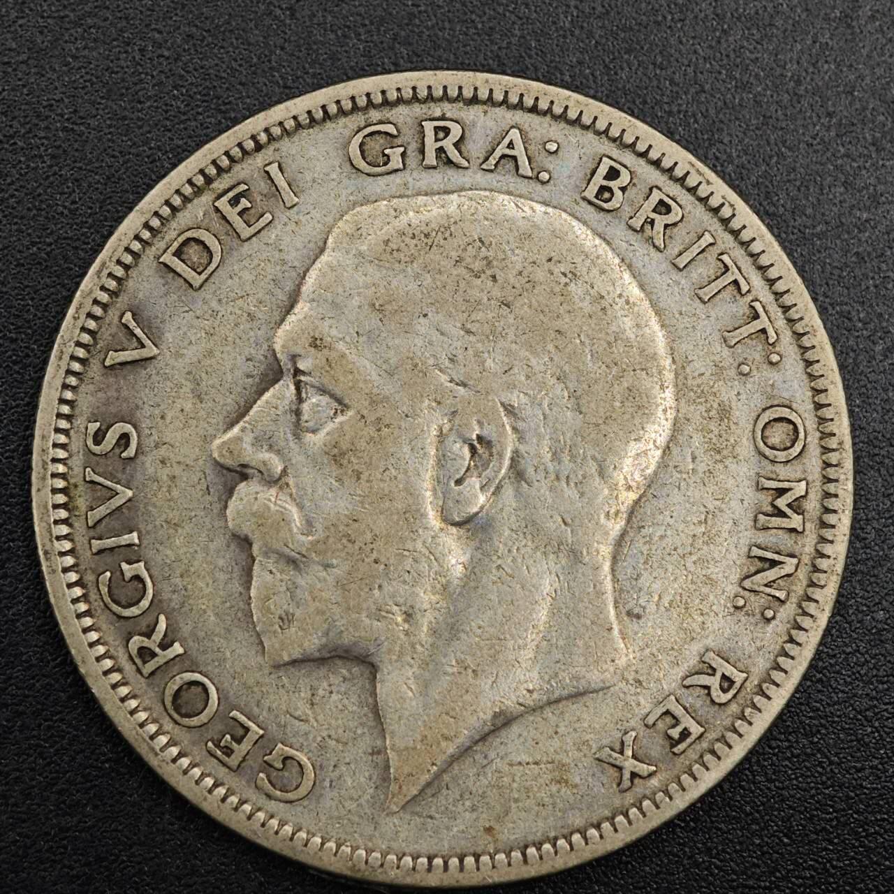 【淘币小摊】实时拍第七百九十六拍   小银币场   满百包邮可预留二周 每周一统一发货   英国1931年乔治五世半克朗银币