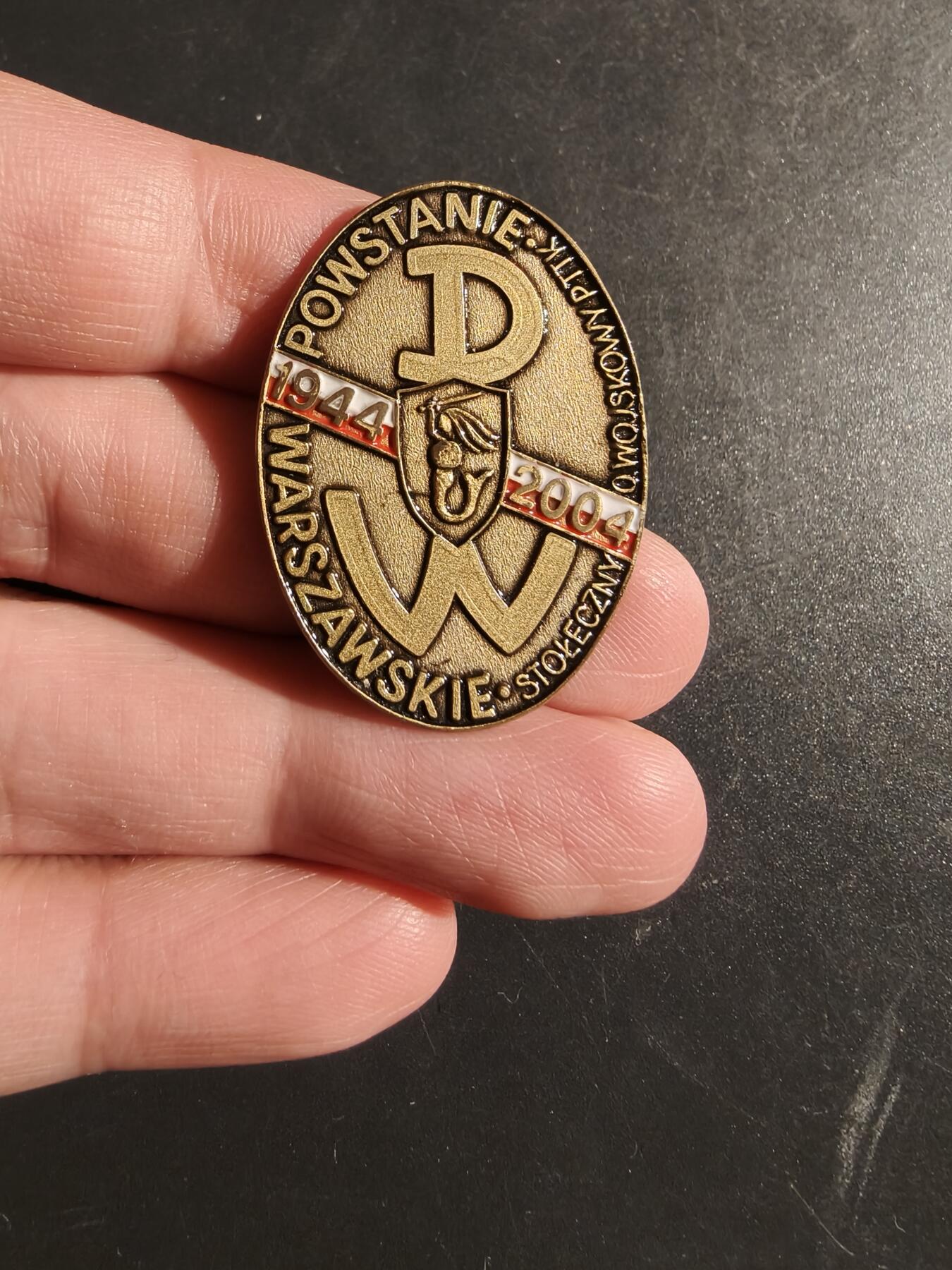 老王徽章第163期 13-15日三场连拍 16日统一发货  13、14日结束后可寄存 波兰华沙起义60 周年纪念章