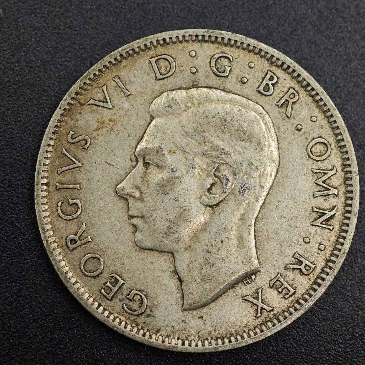 【淘币小摊】实时拍第七百九十六拍   小银币场   满百包邮可预留二周 每周一统一发货   英国1942年乔治六世2先令银币