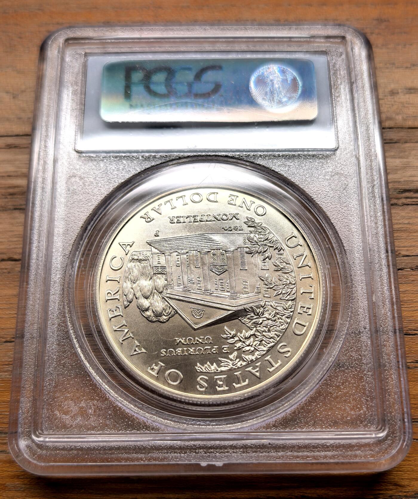 泉海漫舟·凡希社世界钱币微拍第三百十四期 1999美国第四任总统夫人Dolly Madison纪念Dollar大银PCGS-MS69