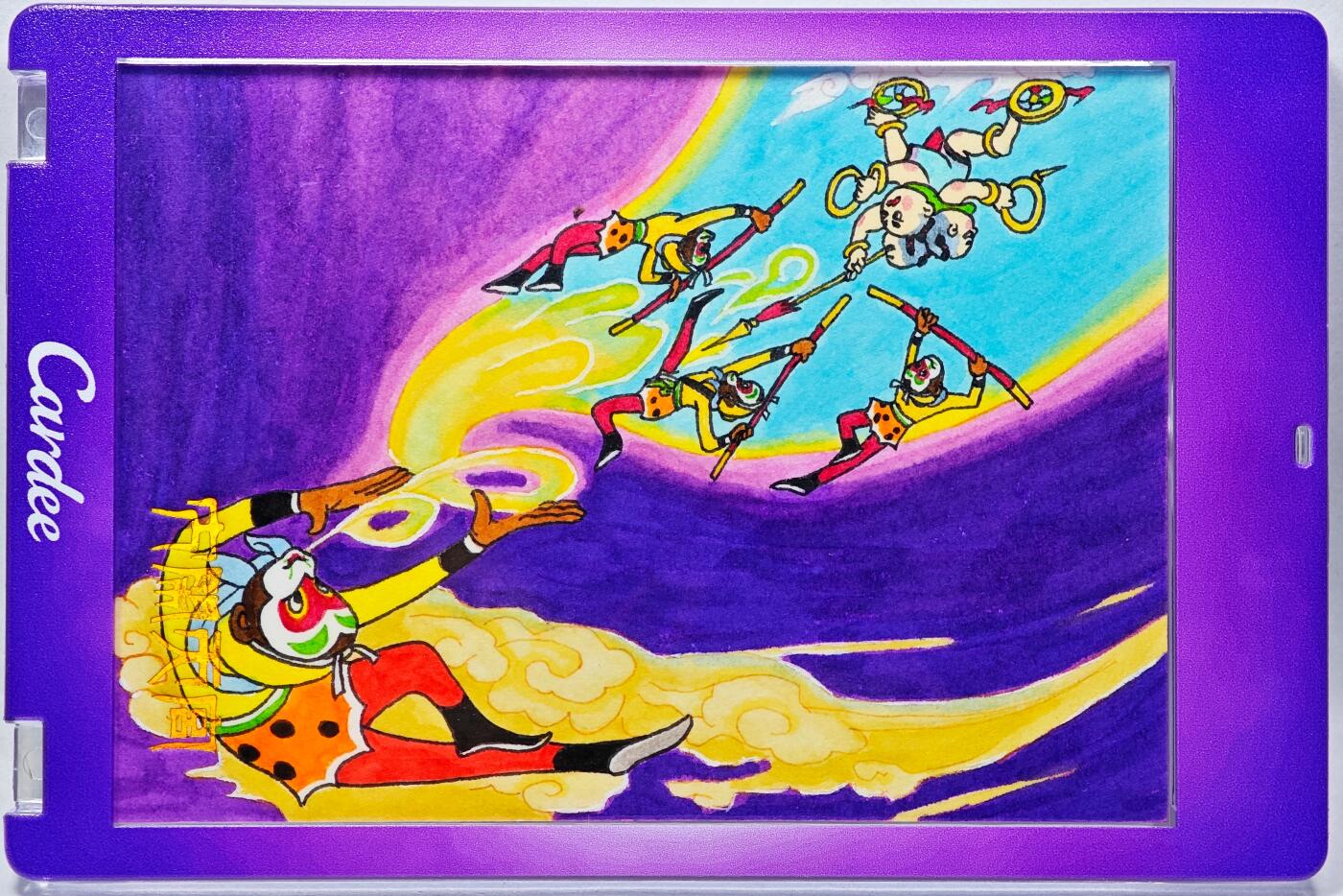 白泽拍卖卡牌手绘专场第28期（细雨生寒、寻梅闻香）