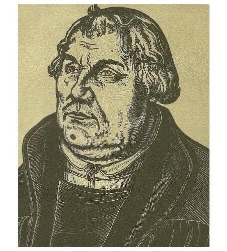 【光边】法国1821年 马丁路德高浮雕精制大铜章 40MM