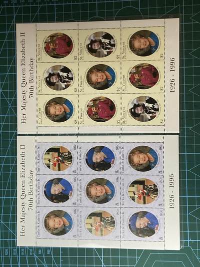 2025年第一百二十九场(总第一百五十五场）外国邮票、散币场(免佣金) - 英国邮票18枚