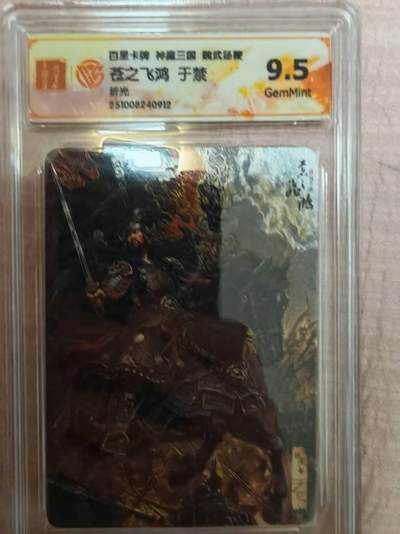 阳大大卡牌拍卖第82期（持续收拍品，周六晚上九点截拍，进群福利早知道） - 百里卡牌 苍之飞鸿 五子良将 魏武扬鞭 盲盒折光卡 五子良将于禁9.5分912