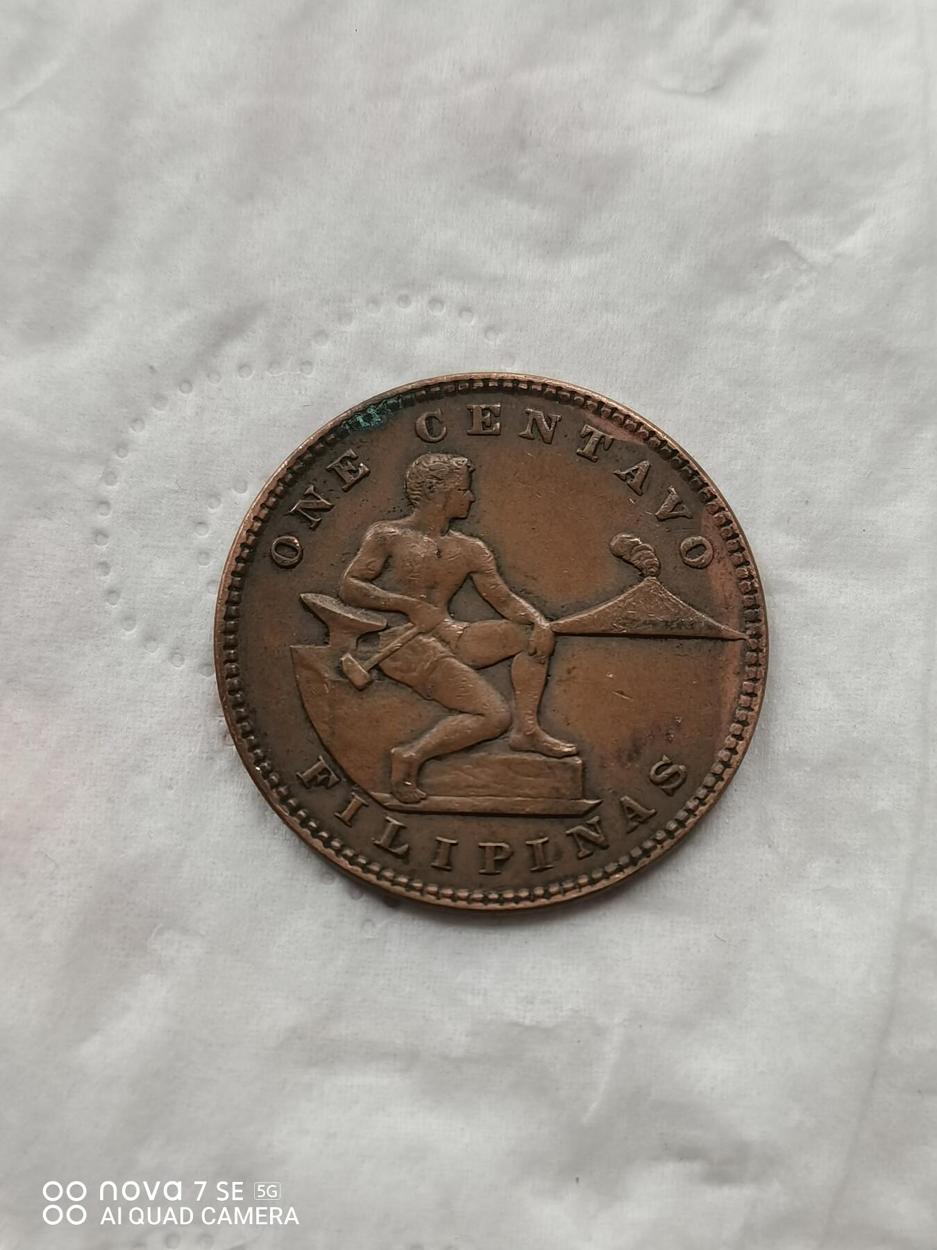 外币 1929年美属菲律宾1分