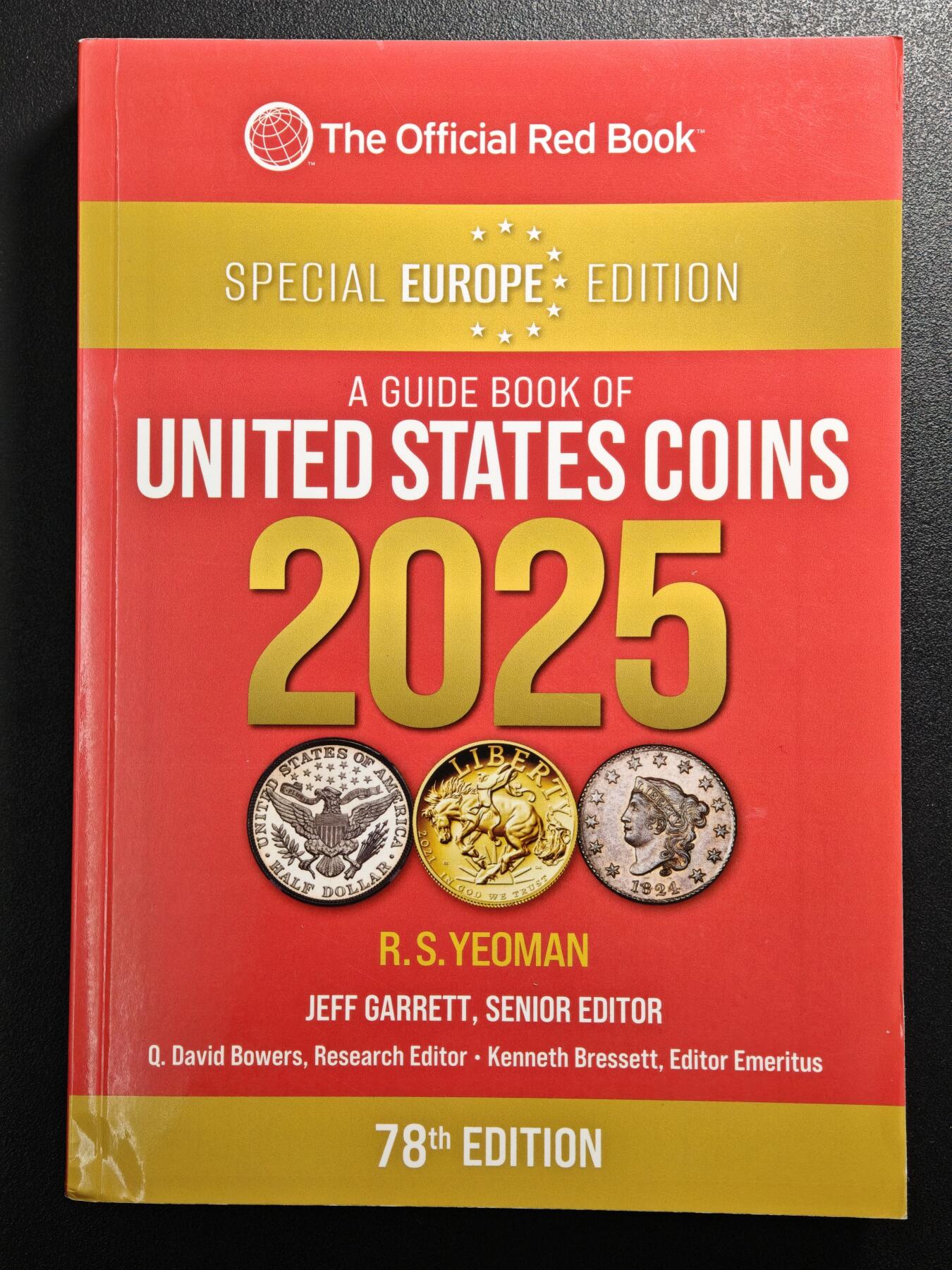 【德藏】世界币章拍卖第153期（拍品征集中~欢迎藏友联系） 全新 2025版 美国硬币目录 收集美国钱币必备的工具书 全彩铜版纸印刷 全书约472页