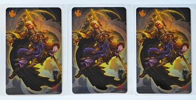 白泽拍卖卡牌手绘专场第28期（细雨生寒、寻梅闻香） - 2025 独行正明小卡 3张  普卡