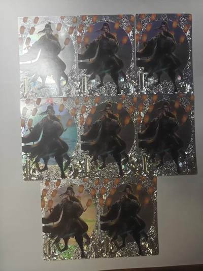 龙虎卡牌第六三场 （无佣金，周六结拍，欢迎送拍） - 镭雕8张卡玩帕克 追义水浒 乐和