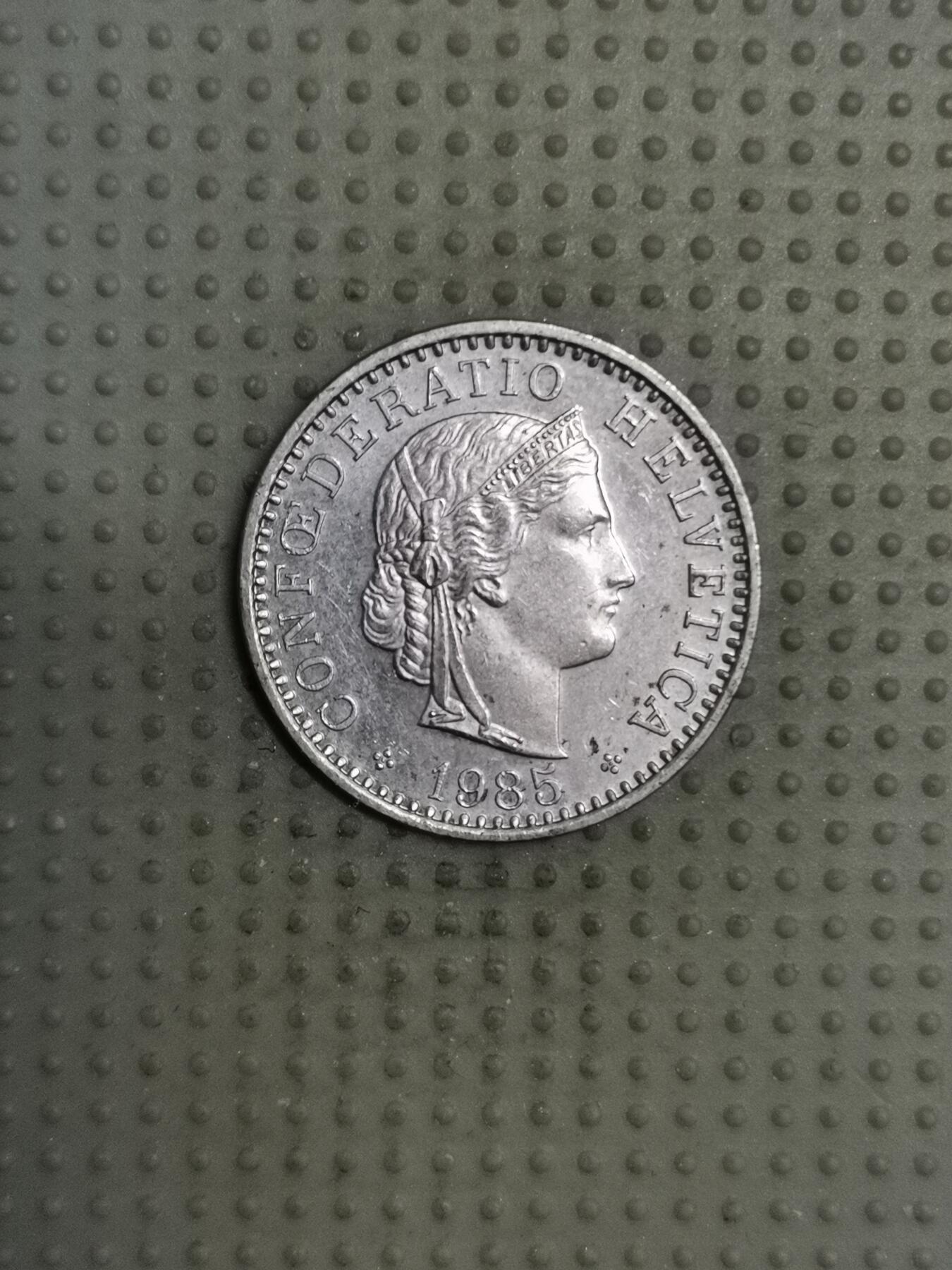 2025年第117场各国散币拍卖（总第117场） 瑞士1985年20生丁