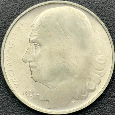 ＜小葵钱铺＞第65期·散币·银币场·满200包邮，不寄存·17号发货 - 〈15g，700银〉捷克斯洛伐克1977年瓦茨拉夫·霍拉尔逝世300周年100克朗纪念银币