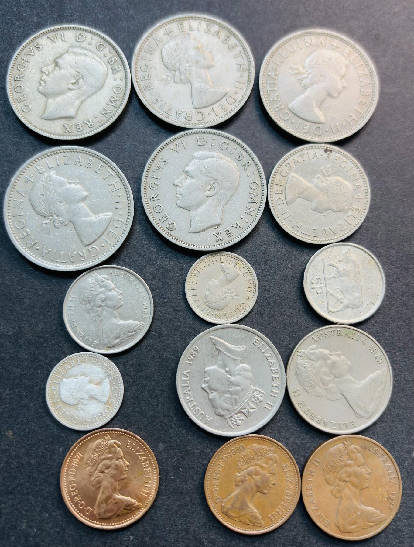 文馨钱币收藏第 281 场，【 长期接收代拍品】银元，银币，套币，纸币专场（本场截拍后休息三天，19 号发货） 英系一组 15 枚