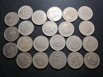 KK钱币收藏小铺  第370场  2月预留时间 周末发货 -  摩洛哥一组22枚