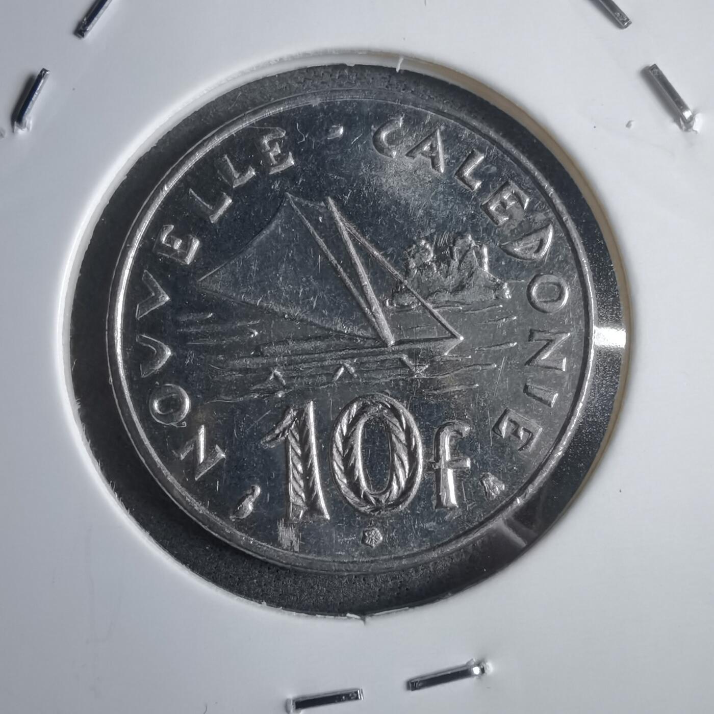 沼泽如烟--第905场 法属新喀里多尼亚1996年10法郎