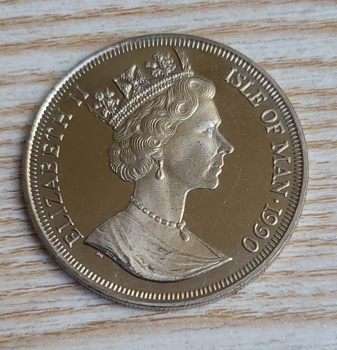 【币将精彩】世界钱币拍卖（2025-11-26） 马恩岛1990年克拉斯获奖币猫咪镍币