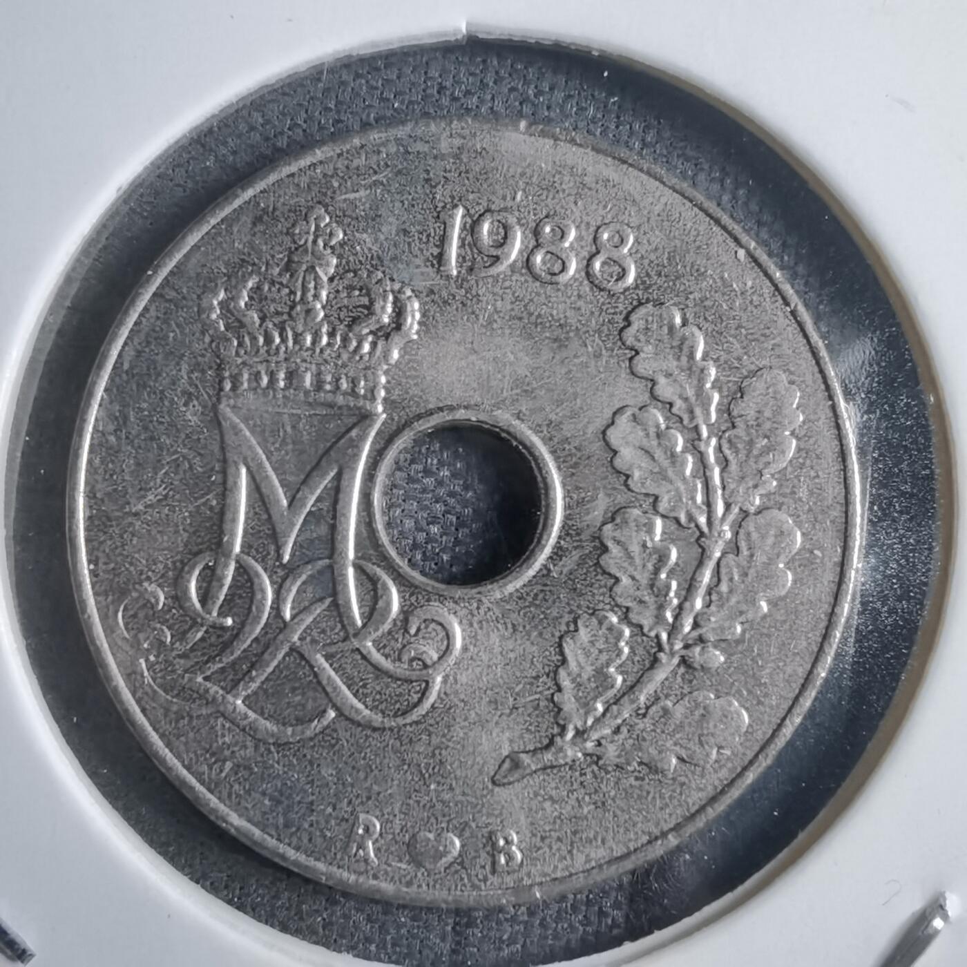 沼泽如烟--第905场 丹麦1988年25欧尔