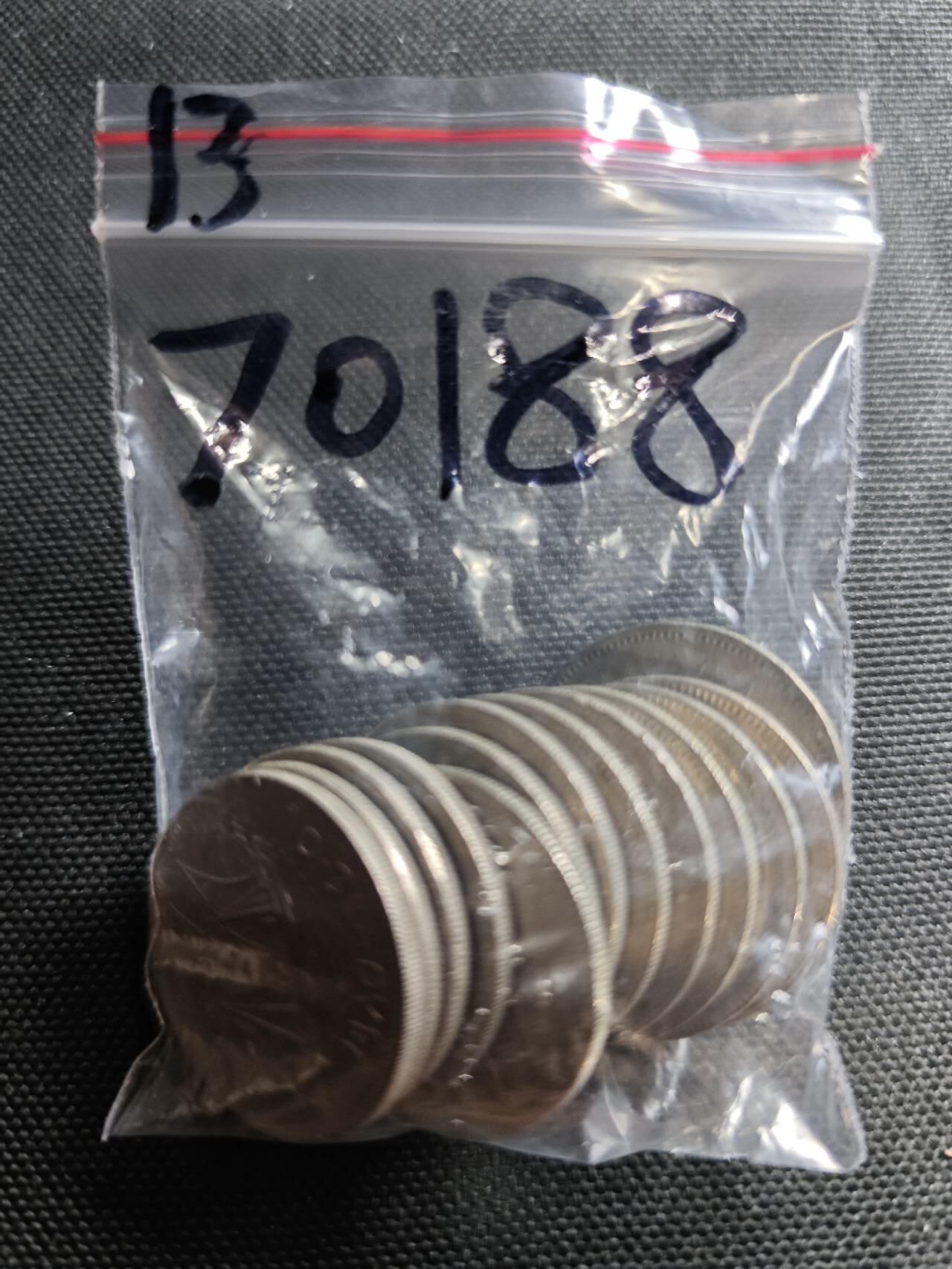 KK钱币收藏小铺  第370场  2月预留时间 周末发货  科威特50费尔一组13枚