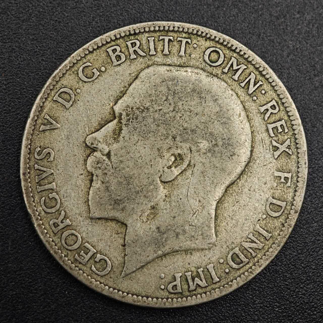 【淘币小摊】实时拍第七百九十六拍   小银币场   满百包邮可预留二周 每周一统一发货   英国1921年乔治五世弗洛林银币