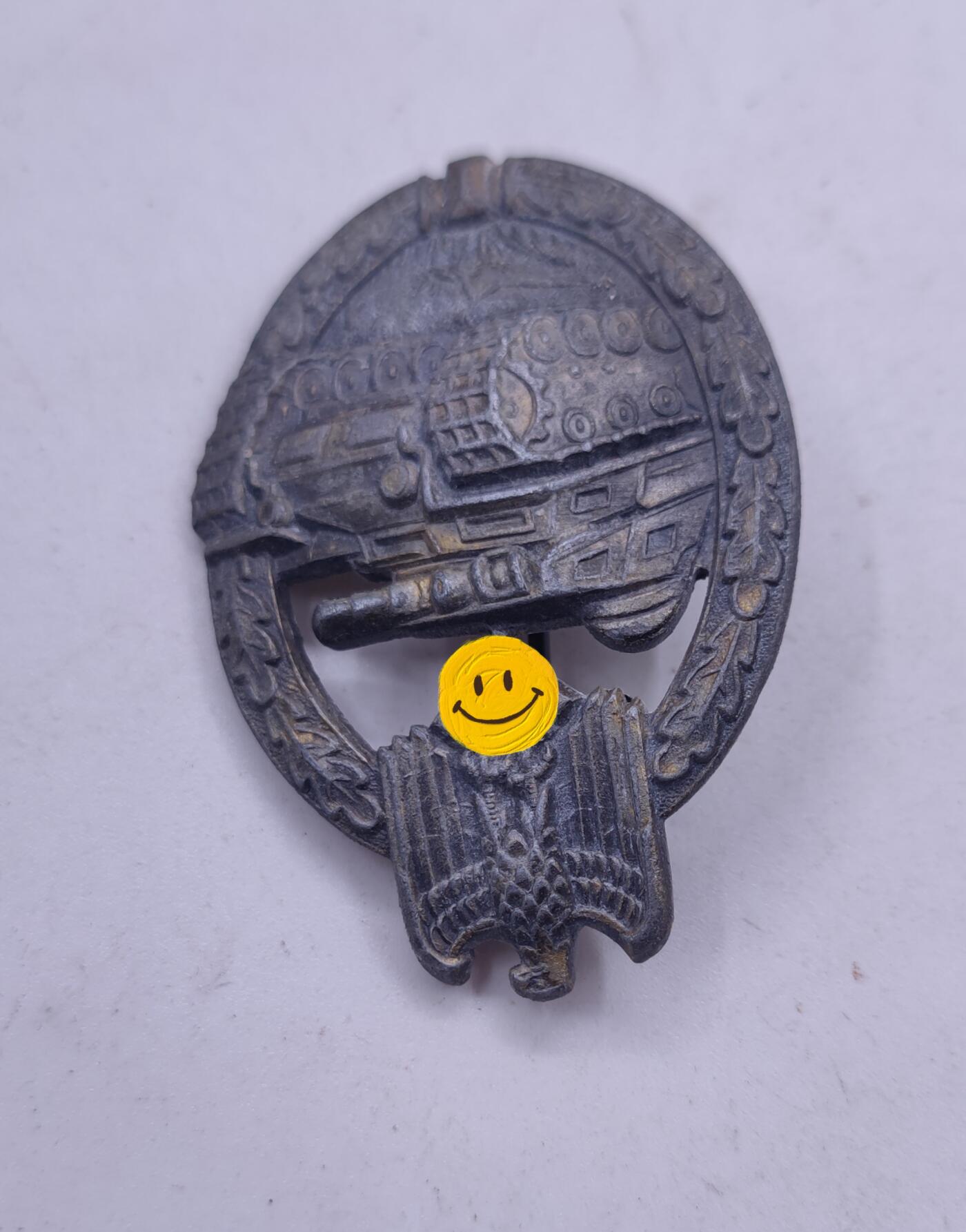 红色经典收藏拍卖专场第31期 德国1939 铜级坦克突击奖章 铸造版