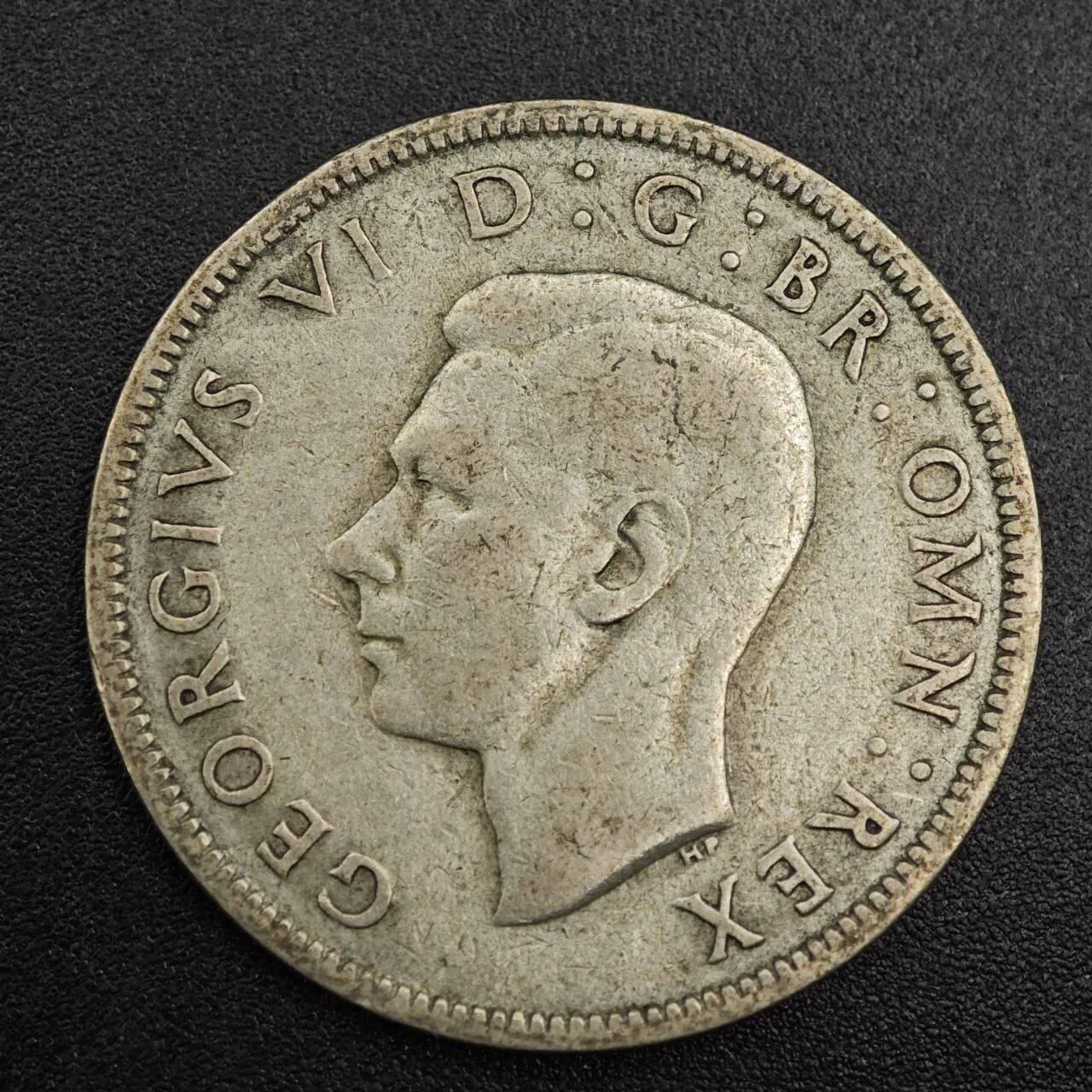 【淘币小摊】实时拍第七百九十六拍   小银币场   满百包邮可预留二周 每周一统一发货   英国1942年乔治六世2先令银币