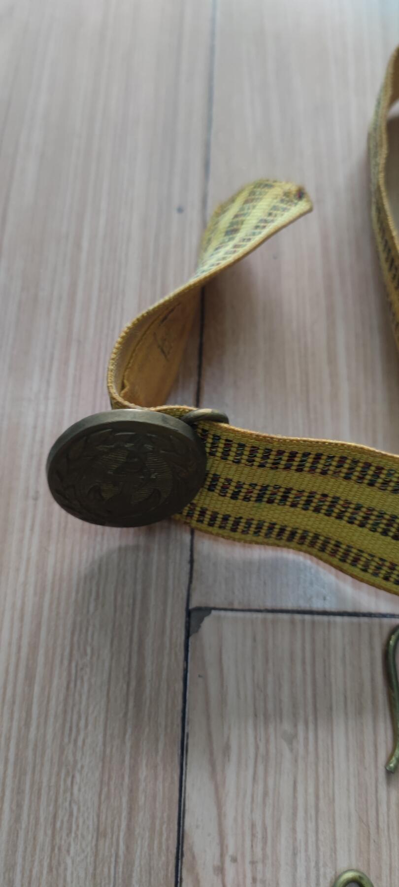 红色经典收藏拍卖专场第31期 苏联海军礼服腰带 剑挂 