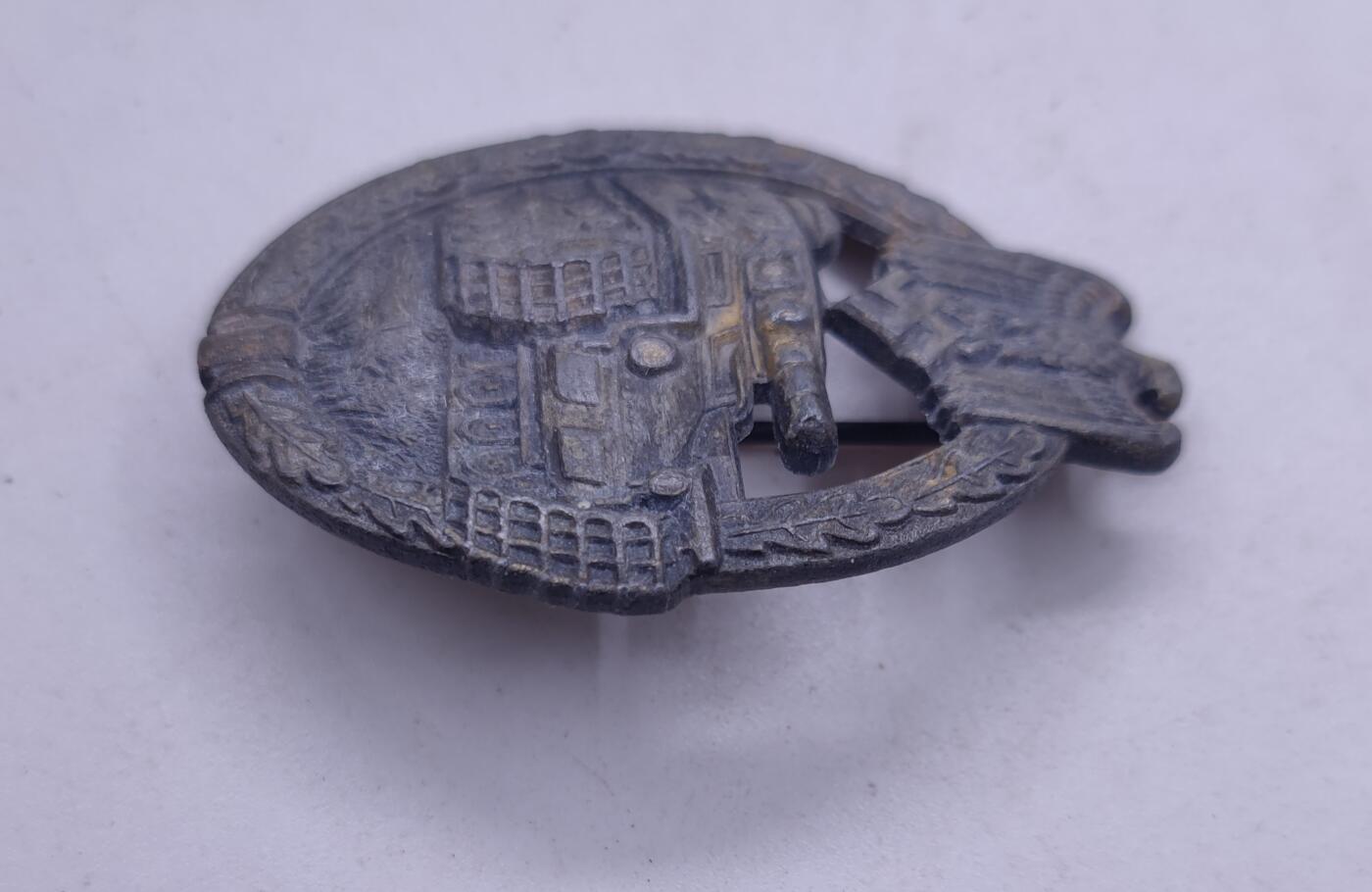 红色经典收藏拍卖专场第31期 德国1939 铜级坦克突击奖章 铸造版