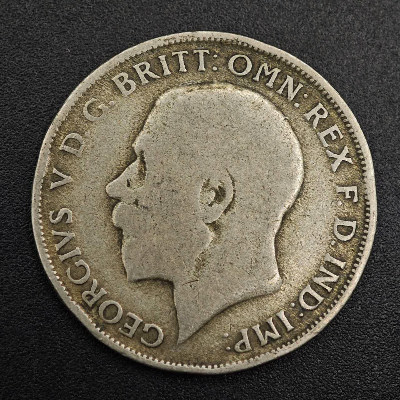 【淘币小摊】实时拍第七百九十六拍   小银币场   满百包邮可预留二周 每周一统一发货   英国1921年乔治五世弗洛林银币