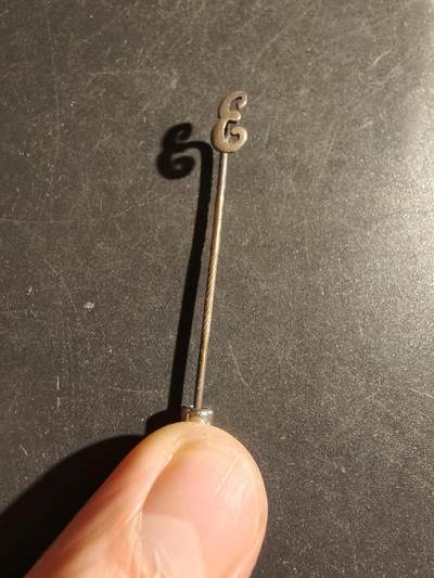 老王徽章第163期 13-15日三场连拍 16日统一发货  13、14日结束后可寄存 - 丹麦针插    925银     1g