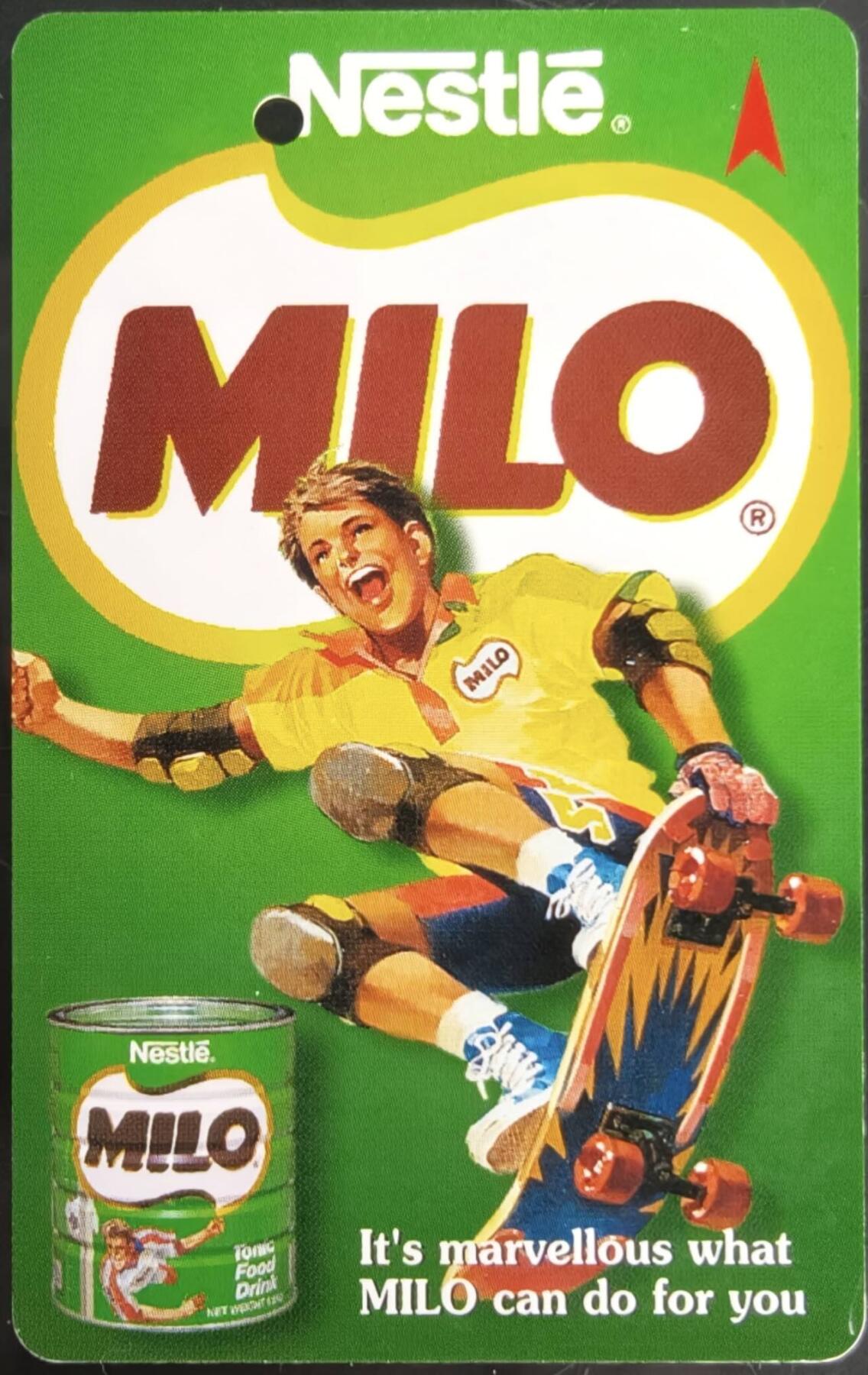 公藏第58期裸卡拍卖 新加坡地铁单程票【雀巢广告】一张，品相见图。