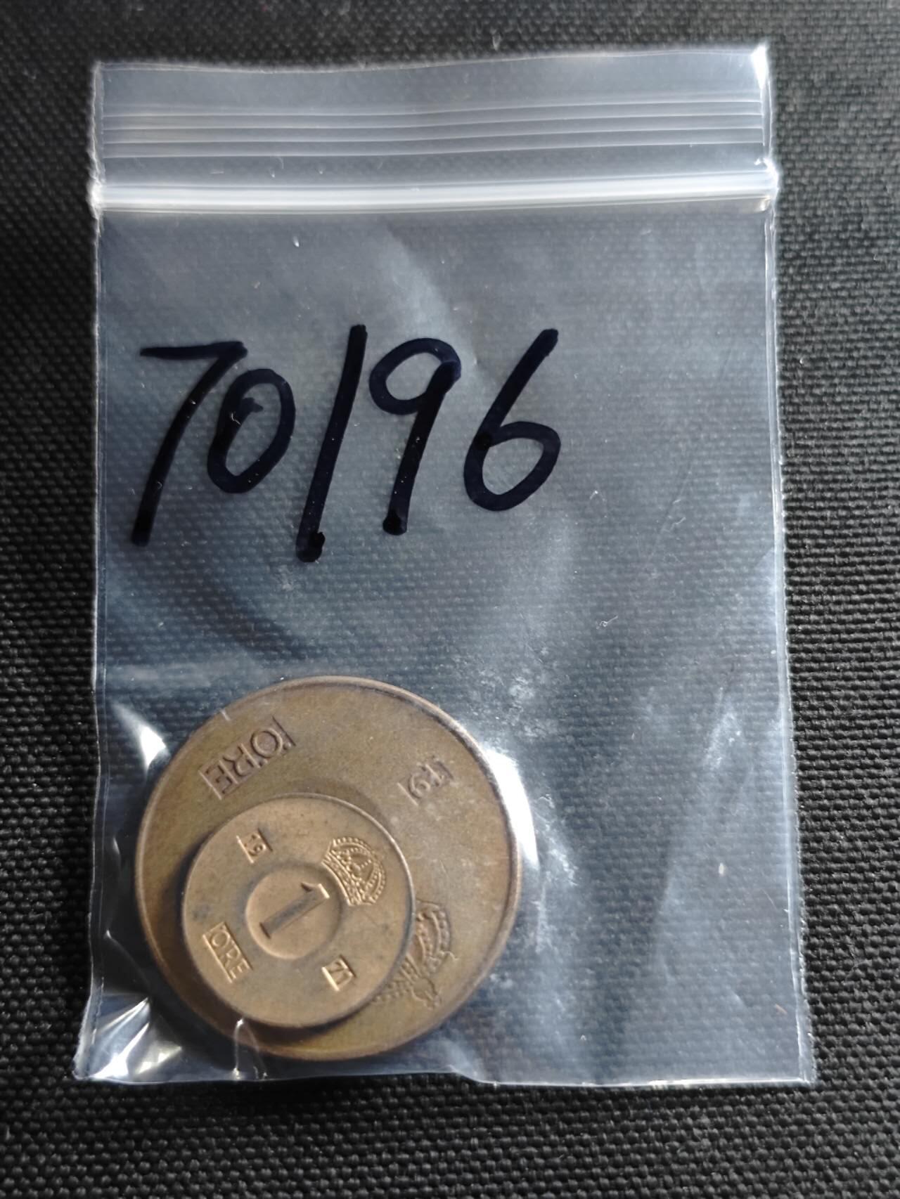 KK钱币收藏小铺  第370场  2月预留时间 周末发货  瑞典铜币大小面值一组