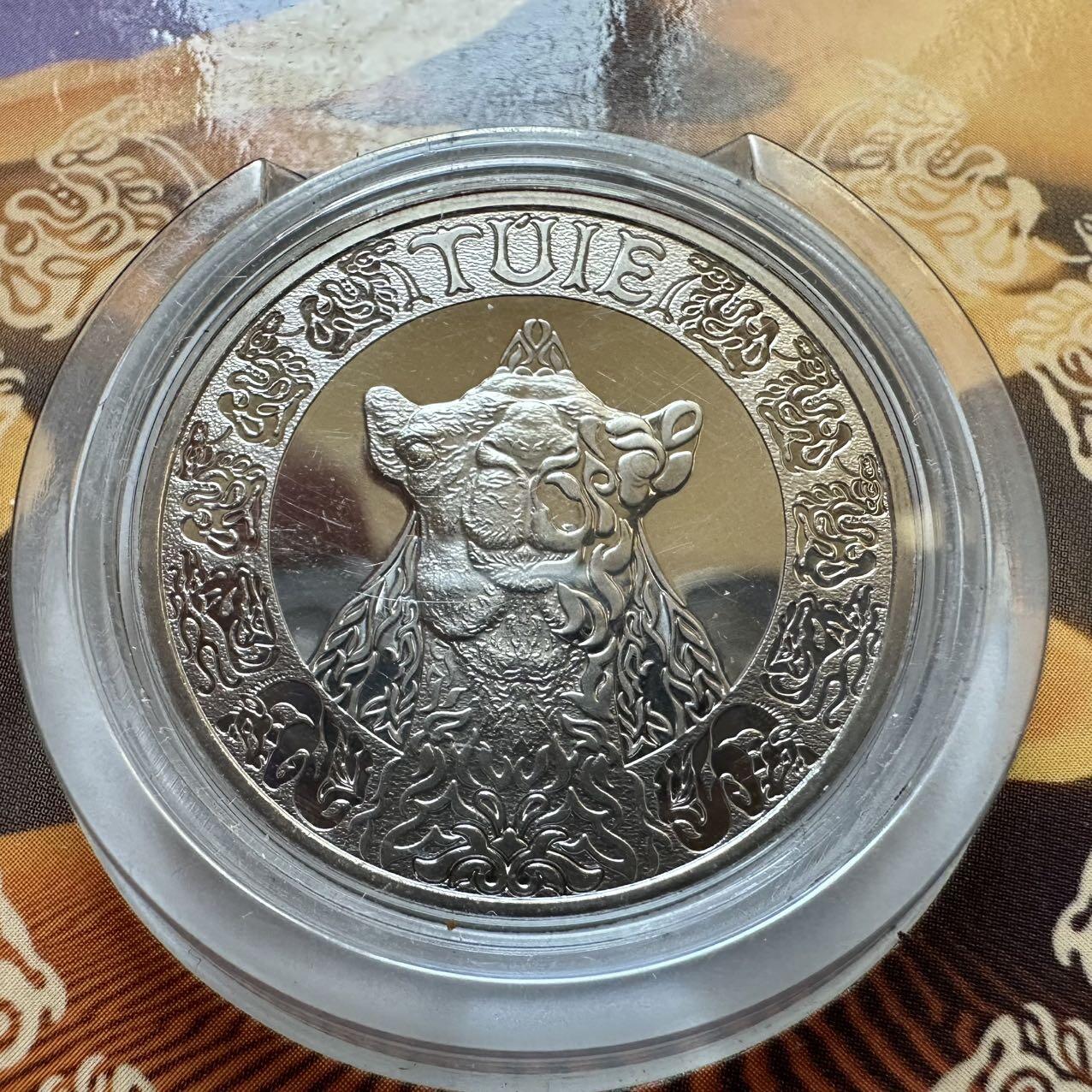 🌹外币初藏🌹🐯2025年第128场  每周二四六晚8️⃣点 接代拍 哈萨克斯坦2023年骆驼200坚戈纪念币 发行量3万枚 精制币 