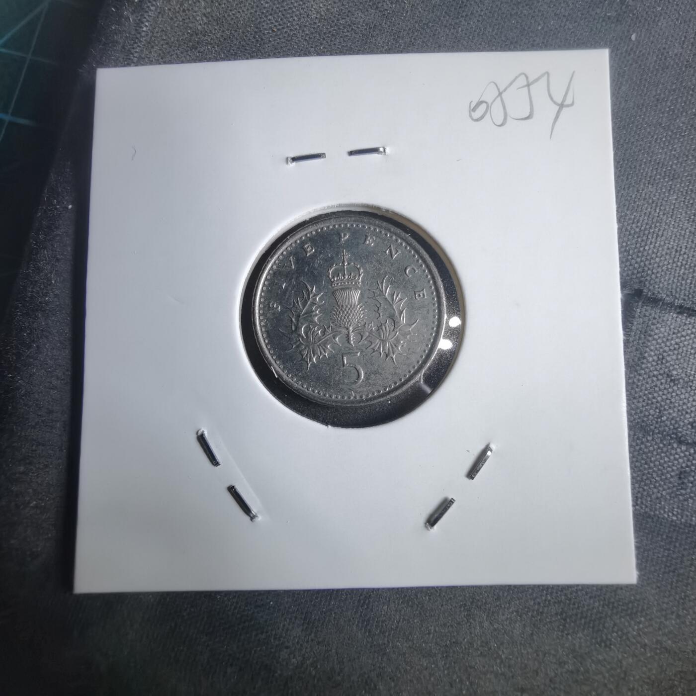 沼泽如烟--第905场 英国1995年5便士