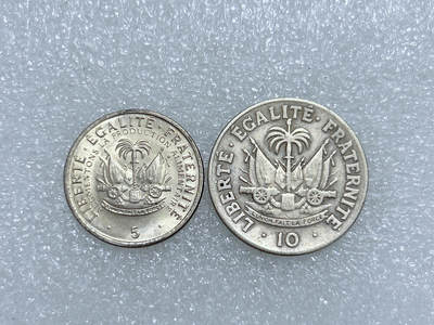 第一海外回流一元起拍收藏 散集专场  第266期 - 海地70年代硬币 2枚