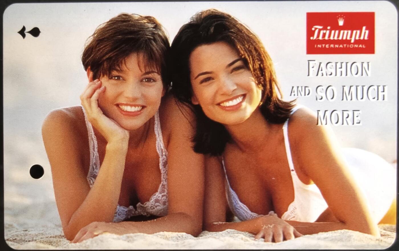 公藏第58期裸卡拍卖 新加坡早期交通卡【黛安芬内衣品牌广告】一张，品见过图。