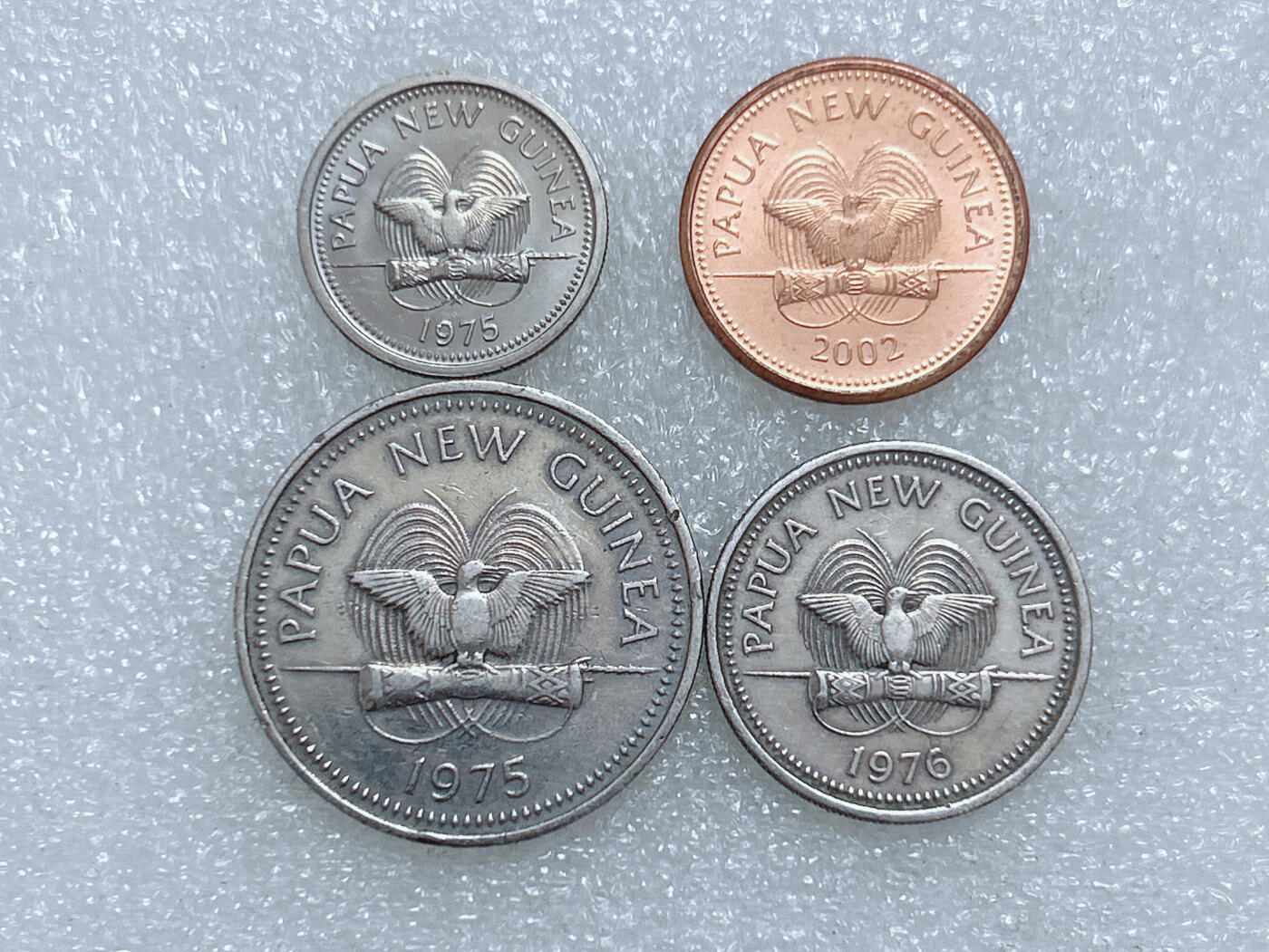 第一海外回流一元起拍收藏 散集专场  第266期 巴布亚新几内亚硬币 4枚