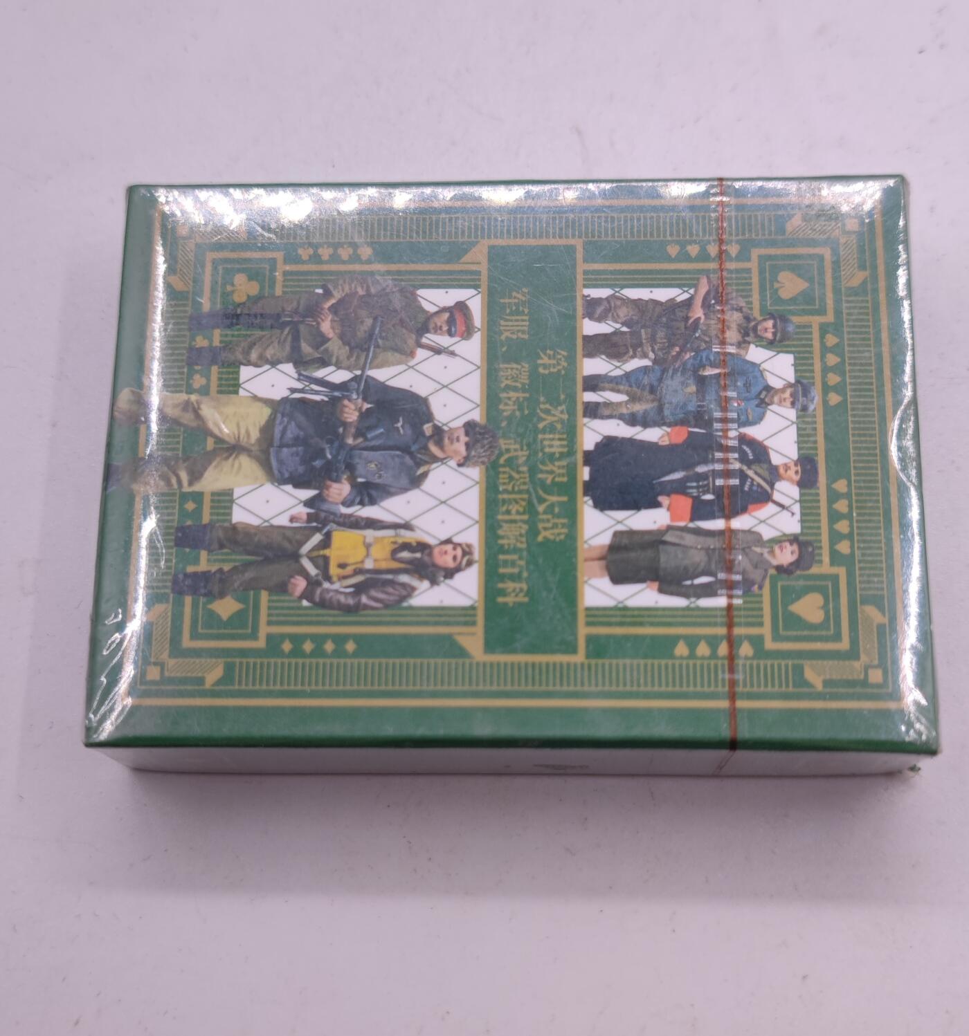 红色经典收藏拍卖专场第31期 全新 二战 军服、徽标、武器图解百科 扑克