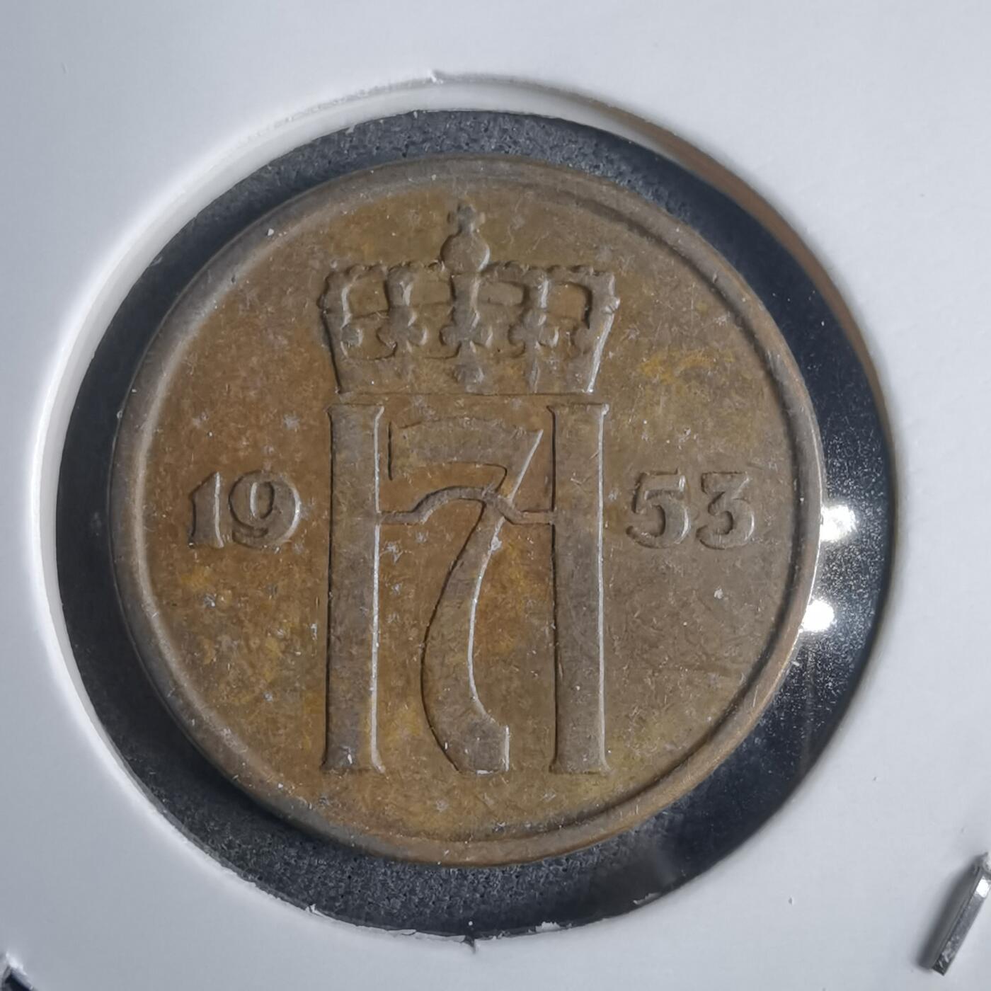 沼泽如烟--第905场 挪威1953年2欧尔