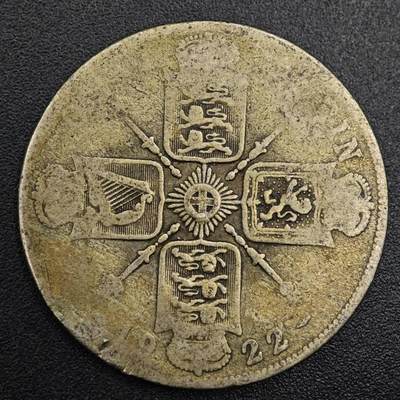 【淘币小摊】实时拍第七百九十六拍   小银币场   满百包邮可预留二周 每周一统一发货   - 英国1922年乔治五世弗洛林银币
