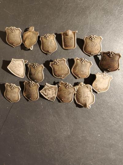 老王徽章第163期 13-15日三场连拍 16日统一发货  13、14日结束后可寄存 - 丹麦徽章一组    830银    17枚    17.2g