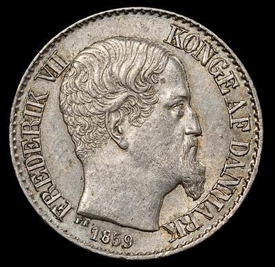 修遠堂世界钱币第九十三期 - 1859年丹属西印度5分银币 带底光