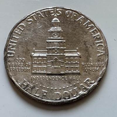 🌹外币初藏🌹🐯2025年第128场  每周二四六晚8️⃣点 接代拍 - 美国1976年半美元