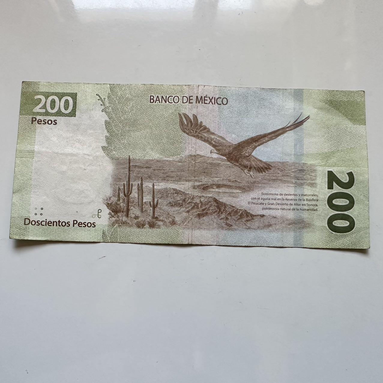 🌹外币初藏🌹🐯2025年第128场  每周二四六晚8️⃣点 接代拍 墨西哥2023年200比索