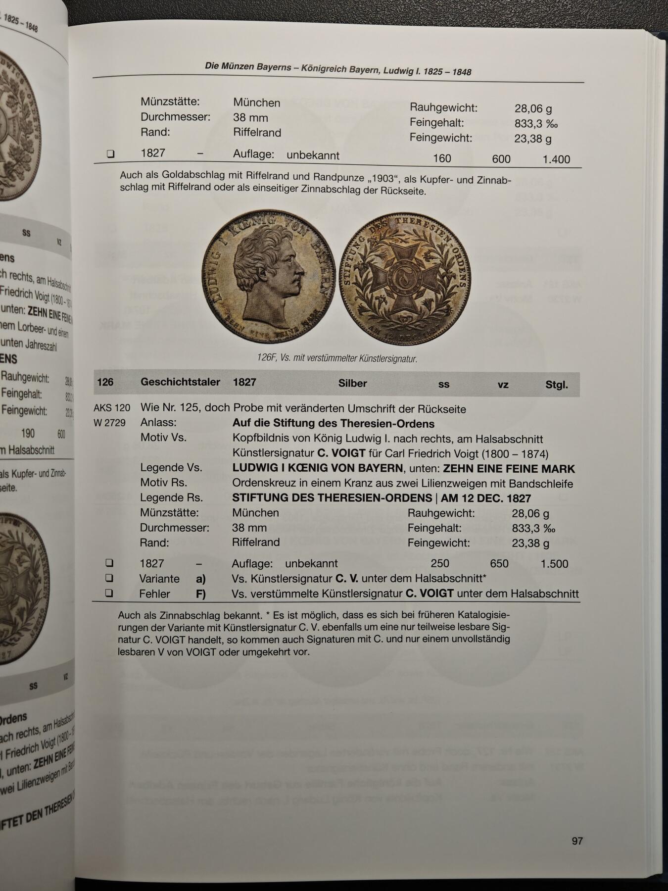 【德藏】世界币章拍卖第153期（拍品征集中~欢迎藏友联系） 全新 巴伐利亚1800-1925钱币目录 硬壳精装 全彩铜版纸印刷