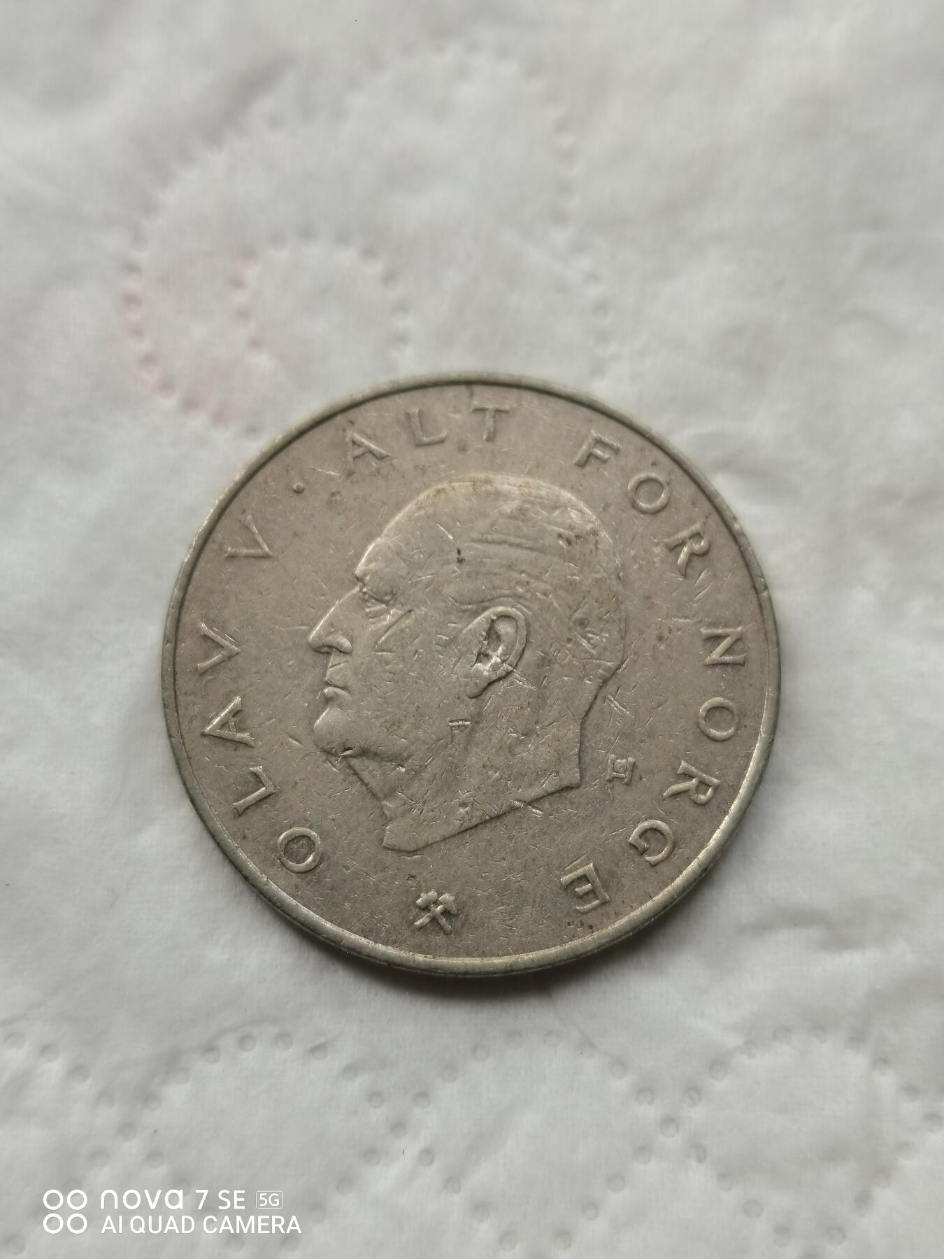 外币 82年挪威1克郎