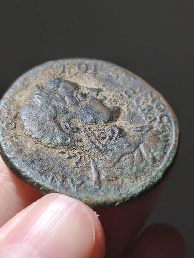 超大型章型铜币！卡吕卡德诺斯节 罗马帝国戈尔迪安三世大铜币 小亚的塞琉西亚城造币环写有纪念性铭文 背面是胜利女神 不容错过的优质钱币！