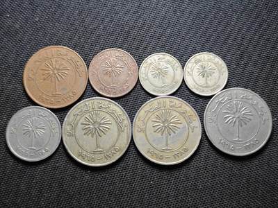 KK钱币收藏小铺  第370场  2月预留时间 周末发货 -  巴林一组8枚